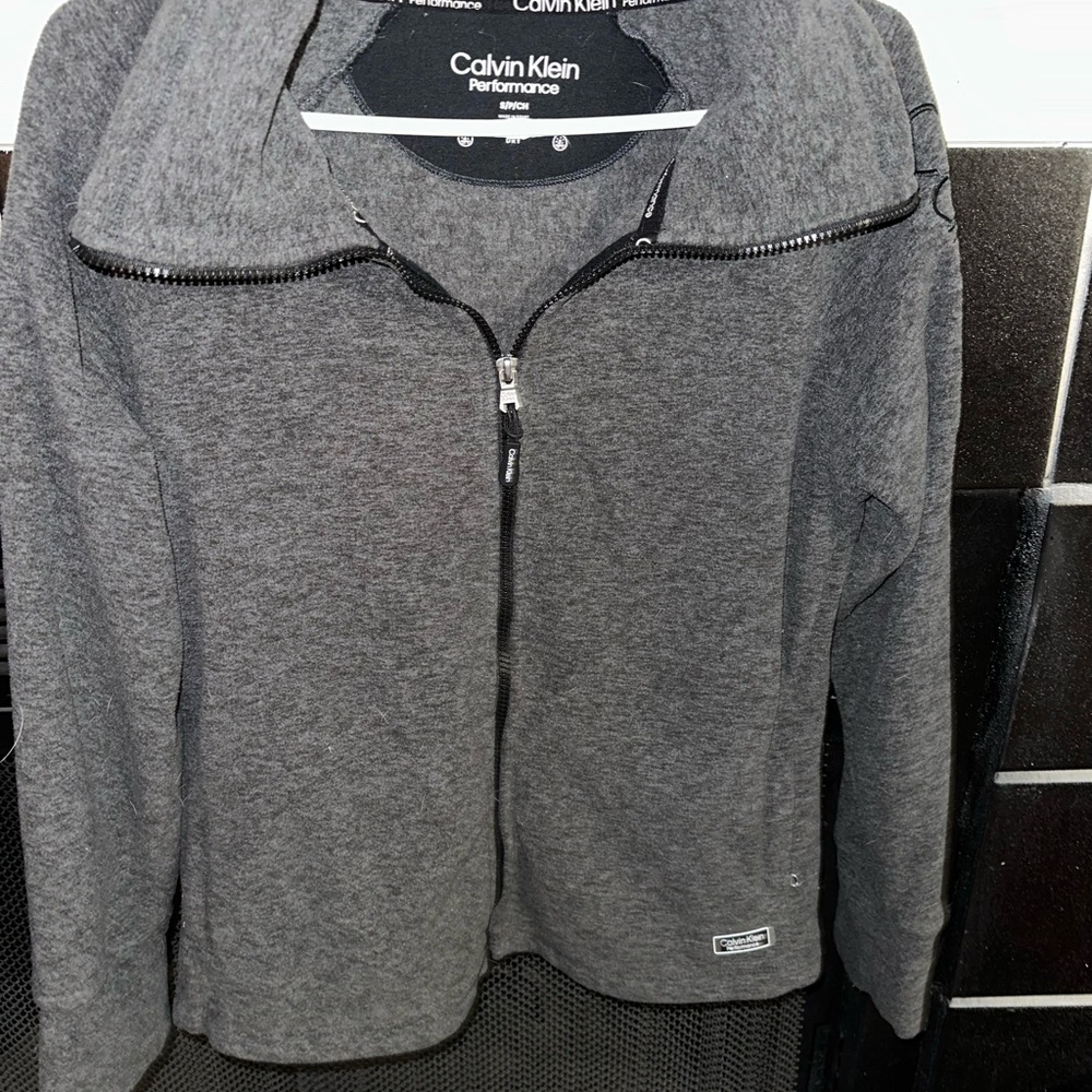 Calvin Klein Performance Charcoal Jacket